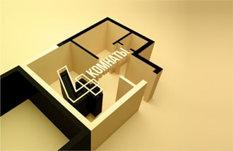 4-к квартира