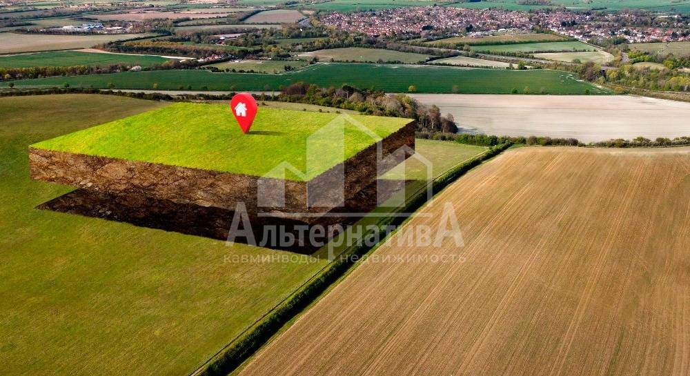 land-plot-with-nature-landscape-and-location-pin