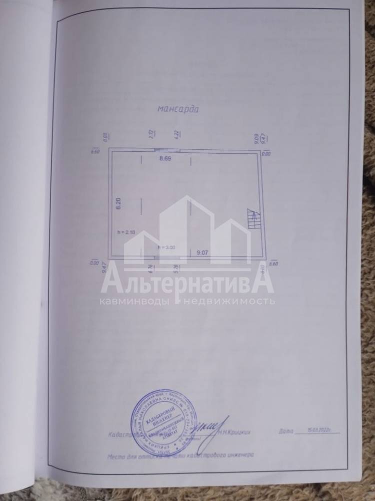планировка мансарды