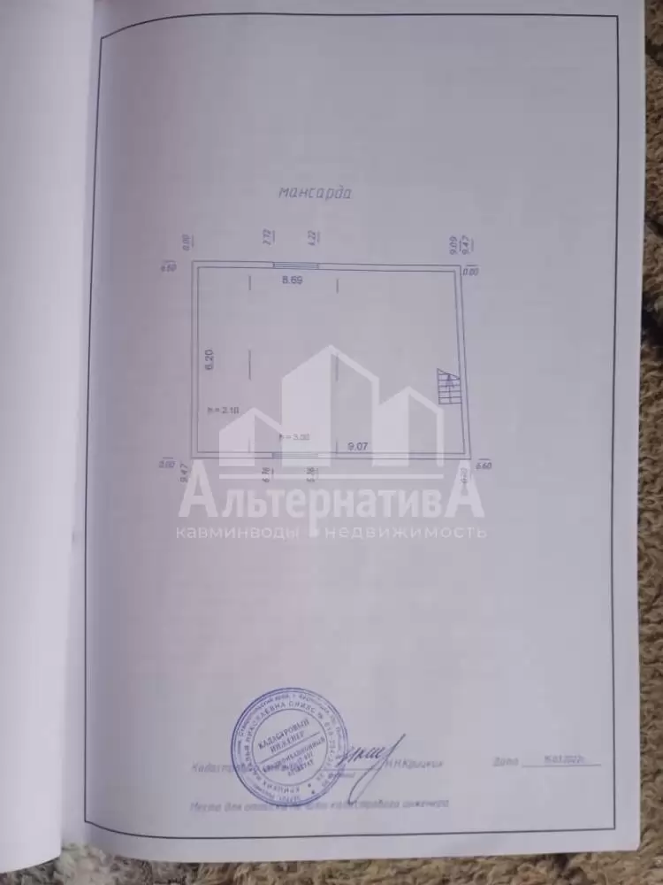 планировка мансарды